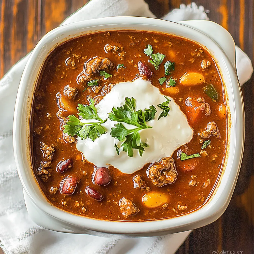 Slow Cooker Beef Chili