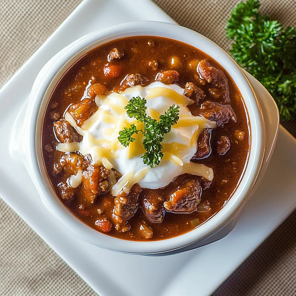 Slow Cooker Beef Chili
