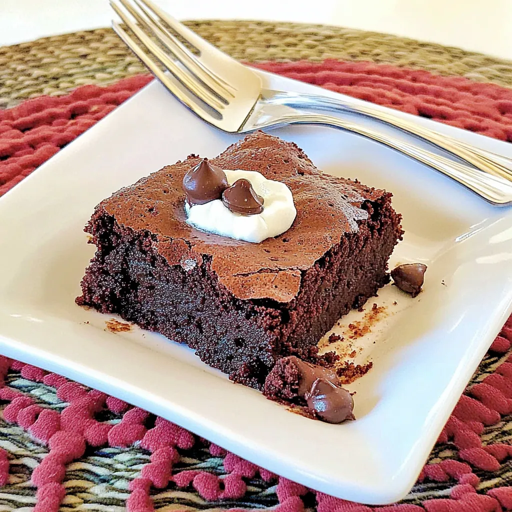 Slow Cooker Brownie Dessert