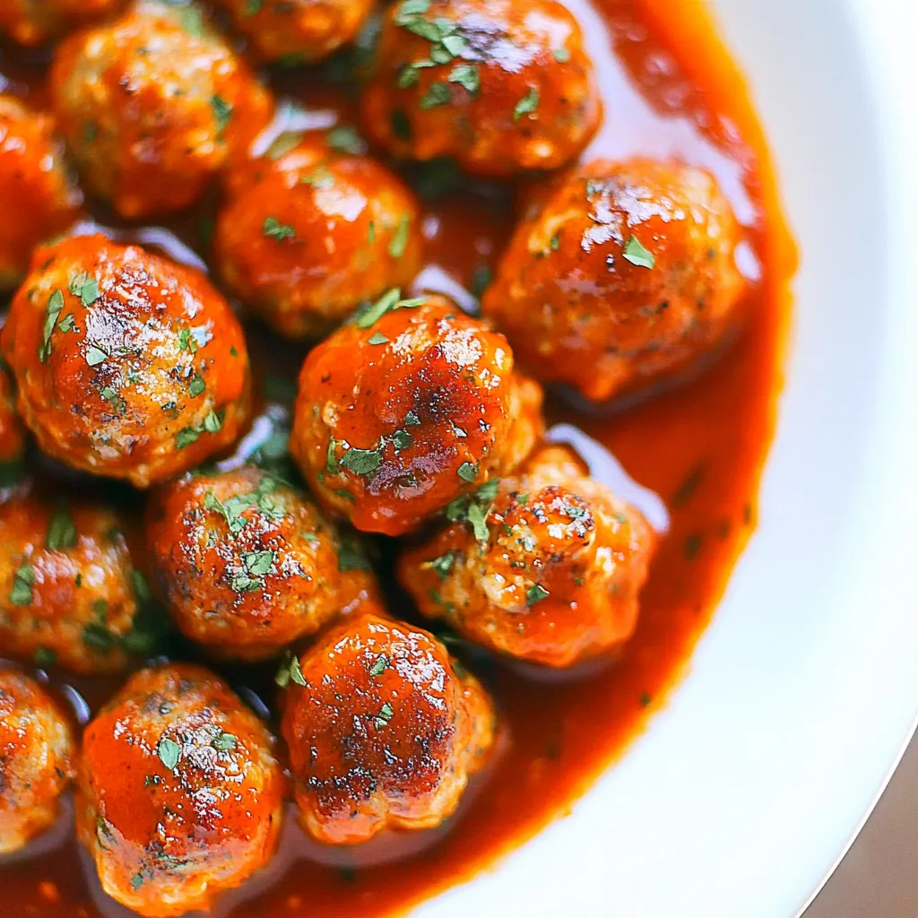 Slow Cooker Buffalo Chicken Meatballs