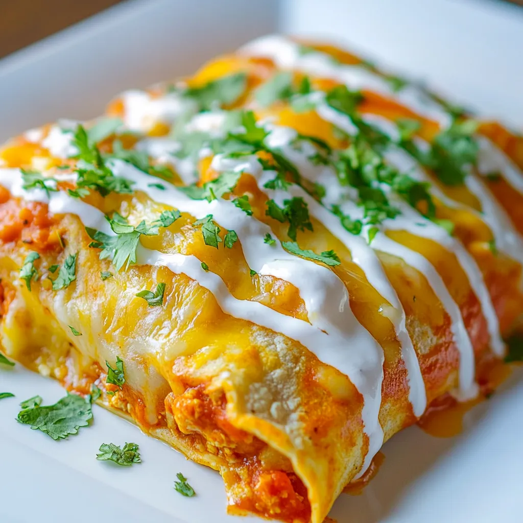 Slow Cooker Chicken Enchiladas