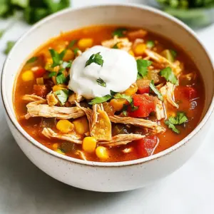 Slow Cooker Chicken Fajita Tortilla Soup