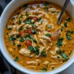 Slow Cooker King Ranch Chicken Soup