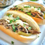 Slow Cooker Philly Cheesesteaks
