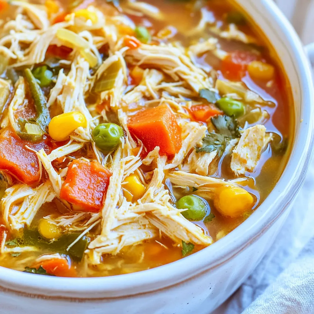 Southwest Chicken Soup