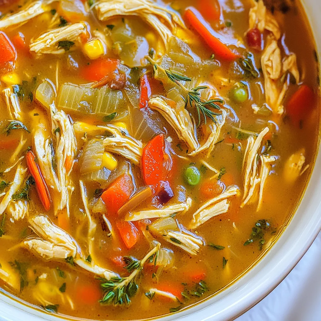 Southwest Chicken Soup