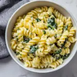 Spinach Goat Cheese Pasta