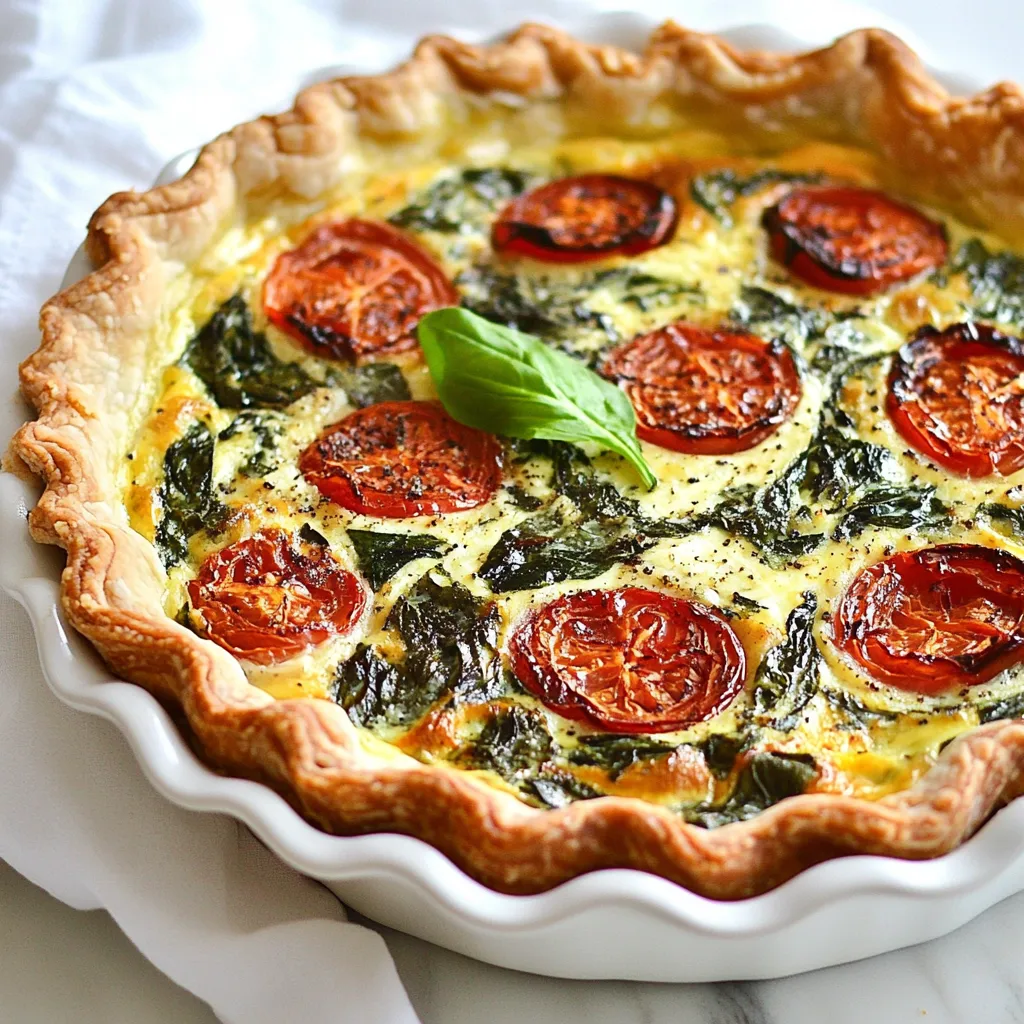 Spinach Ricotta Quiche