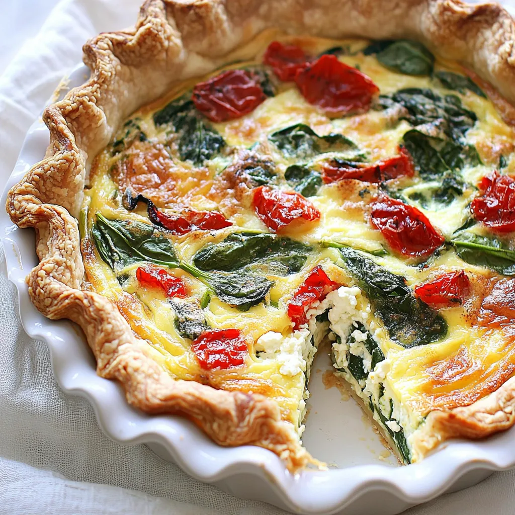 Spinach Ricotta Quiche