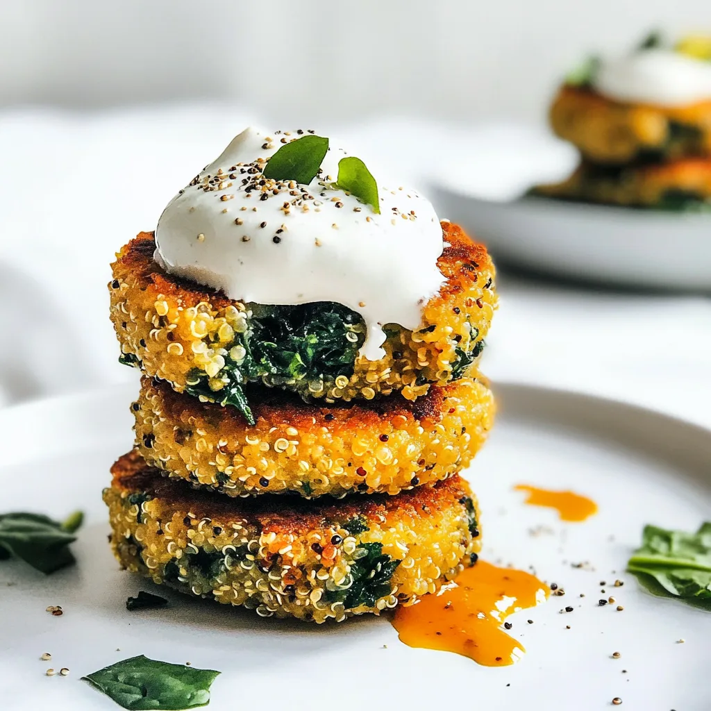 Spinach and Quinoa Patties