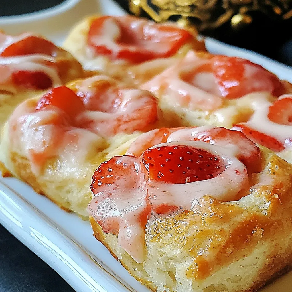 Strawberry Biscuit Rolls