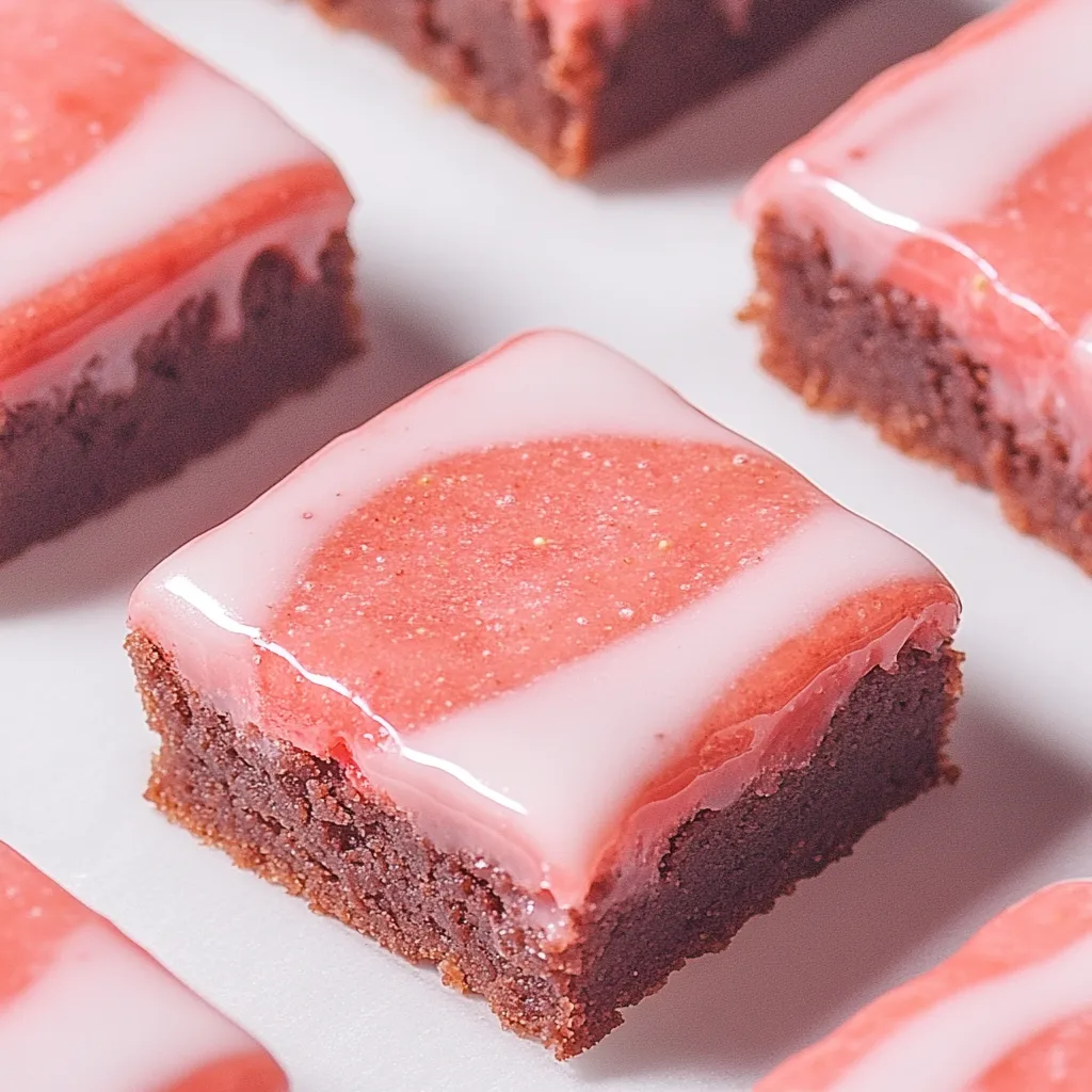 Strawberry Brownies