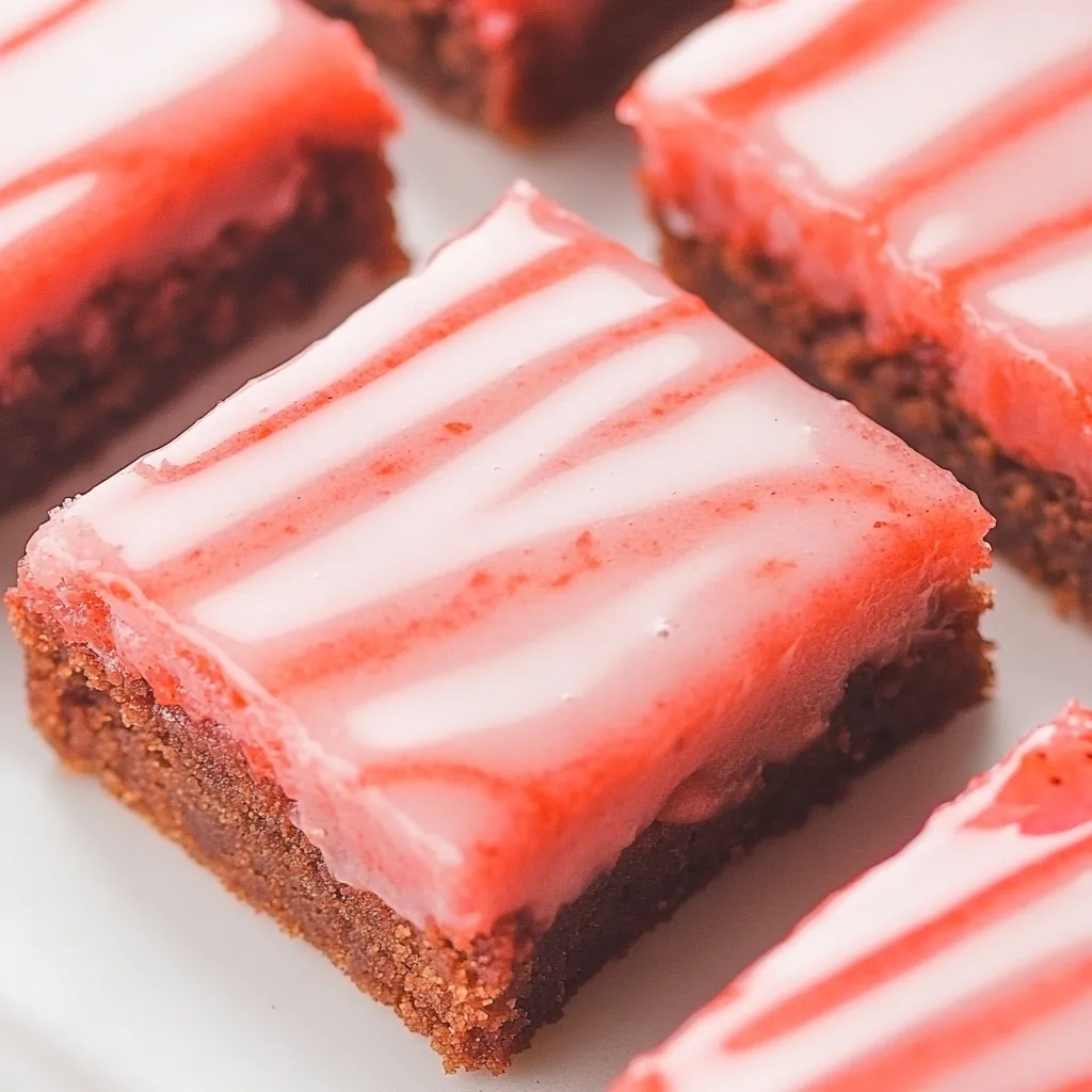Strawberry Brownies