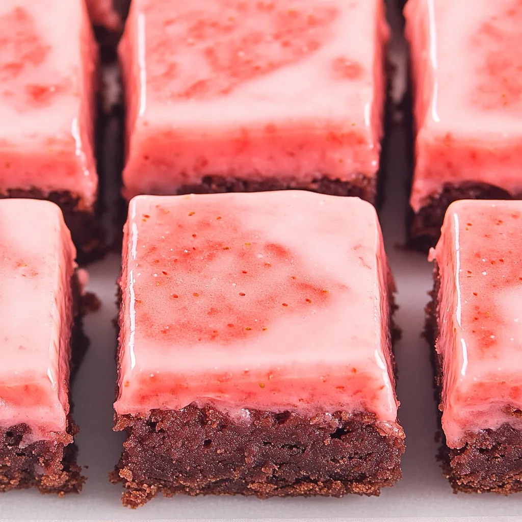 Strawberry Brownies