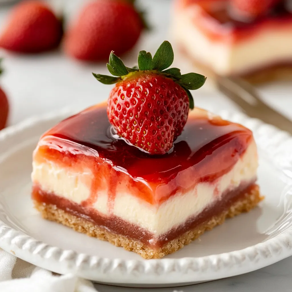 Strawberry Cheesecake Bars