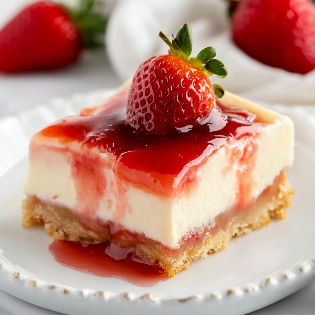 Strawberry Cheesecake Bars