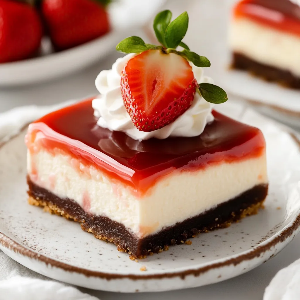 Strawberry Cheesecake Bars