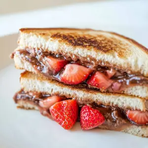 Strawberry Nutella Sandwich