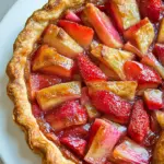 Strawberry Rhubarb Tart