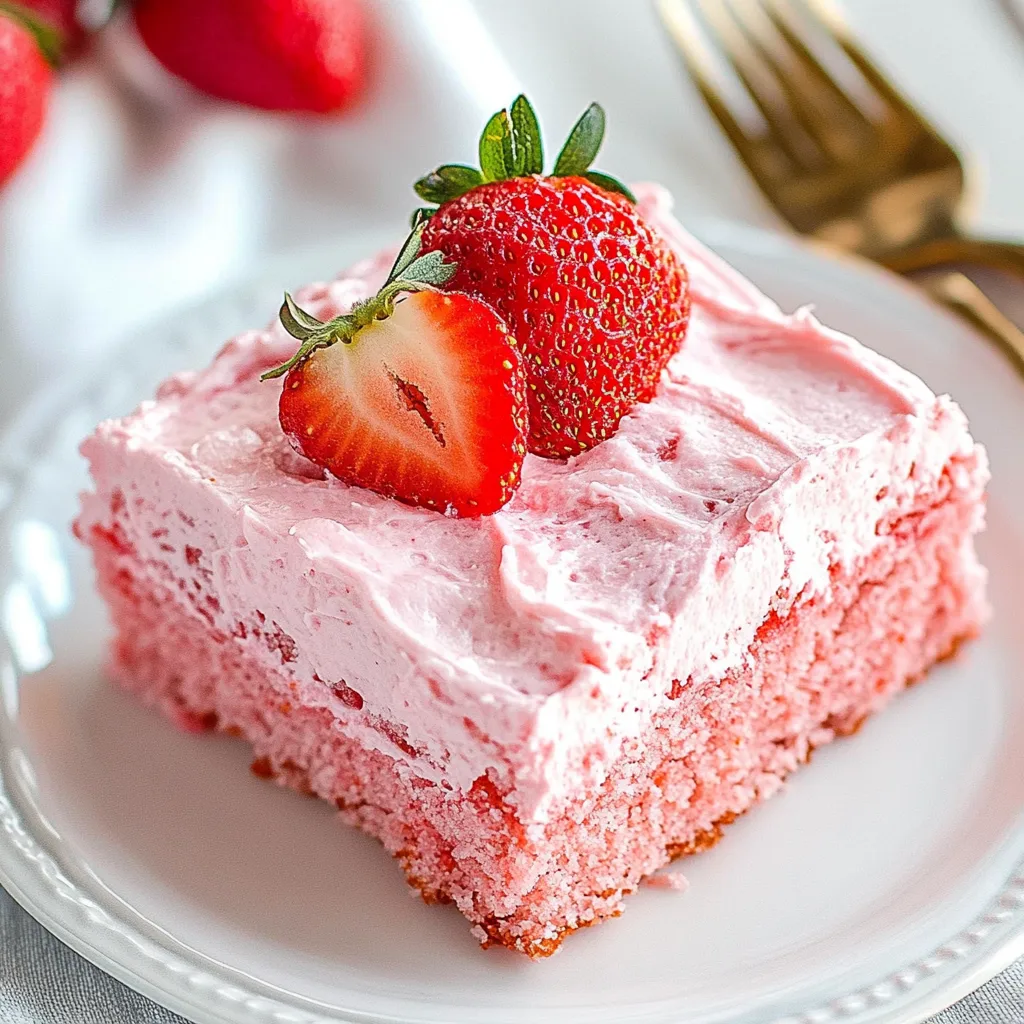 Strawberry Sheet Cake