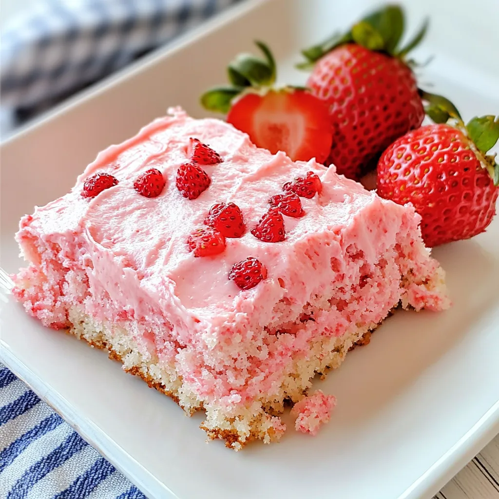 Strawberry Sheet Cake