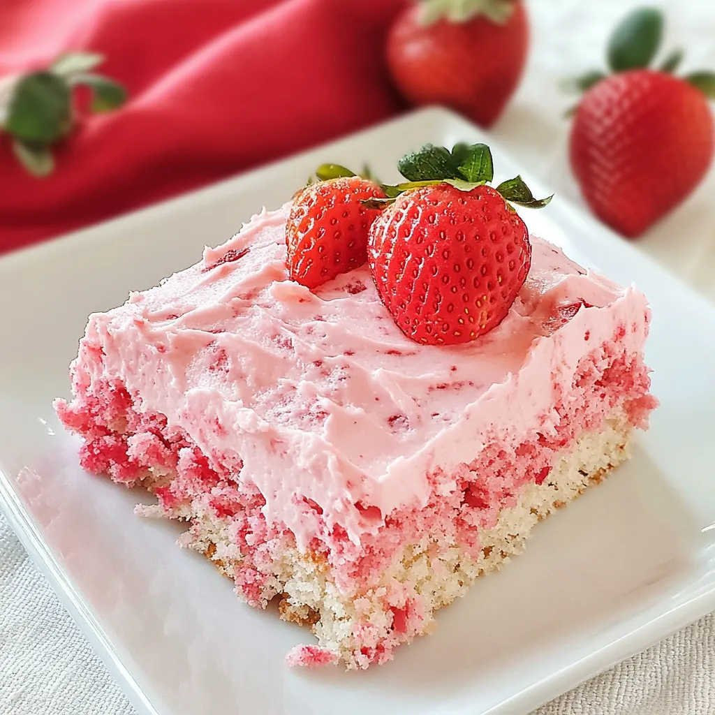 Strawberry Sheet Cake