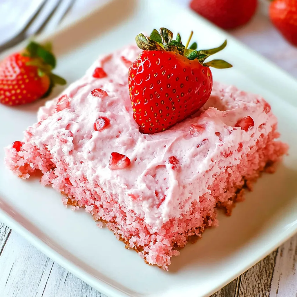 Strawberry Sheet Cake