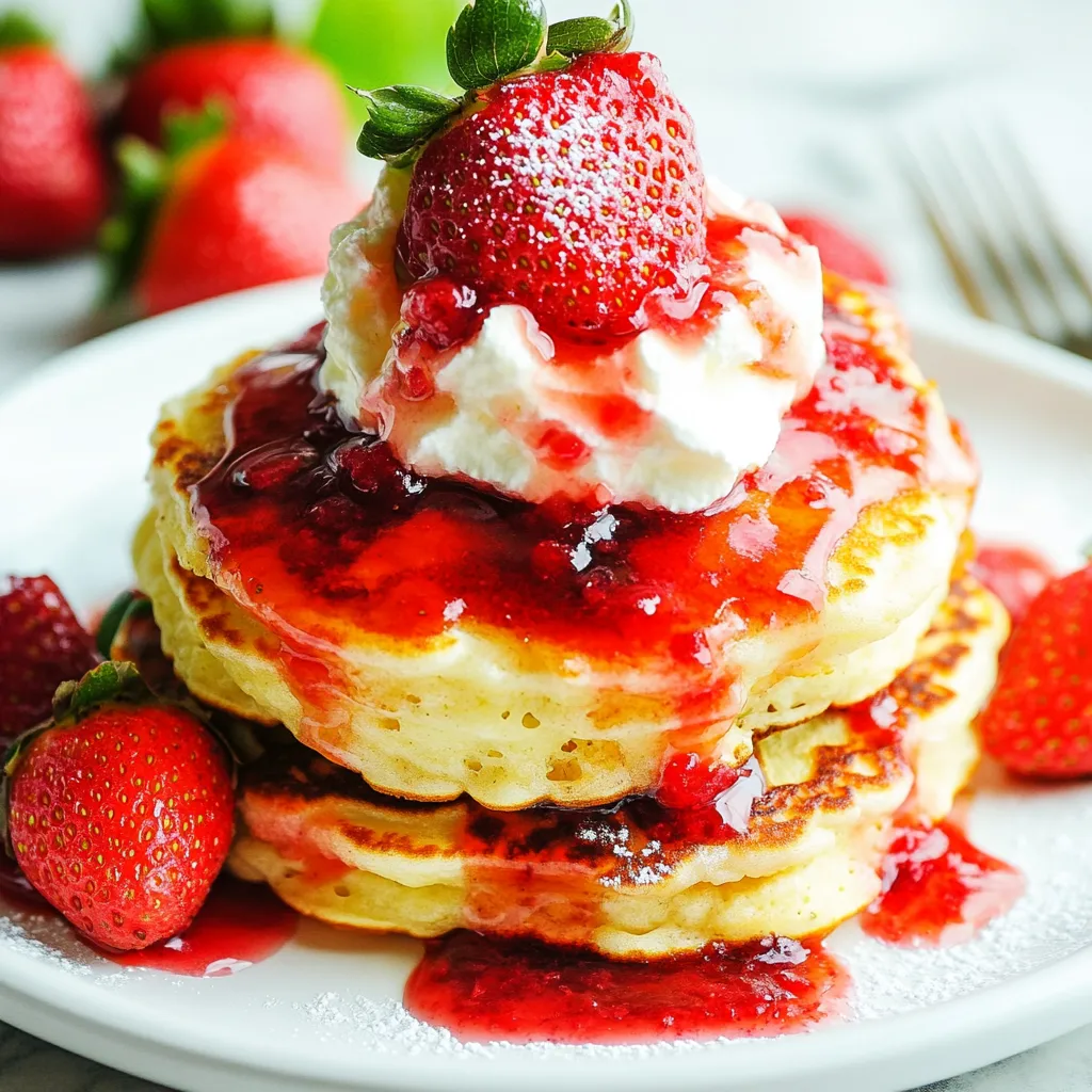 Strawberry Shortcake Pancakes