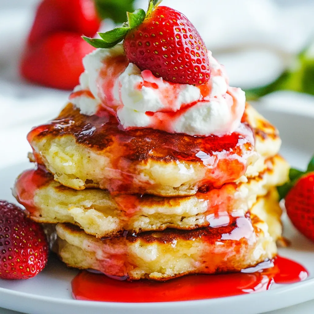 Strawberry Shortcake Pancakes