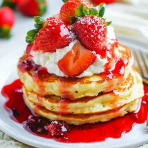 Strawberry Shortcake Pancakes