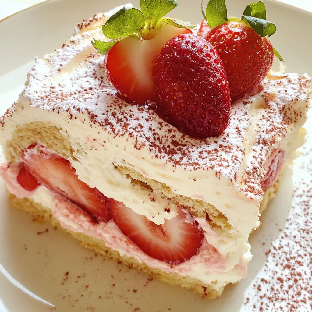 Strawberry Tiramisu
