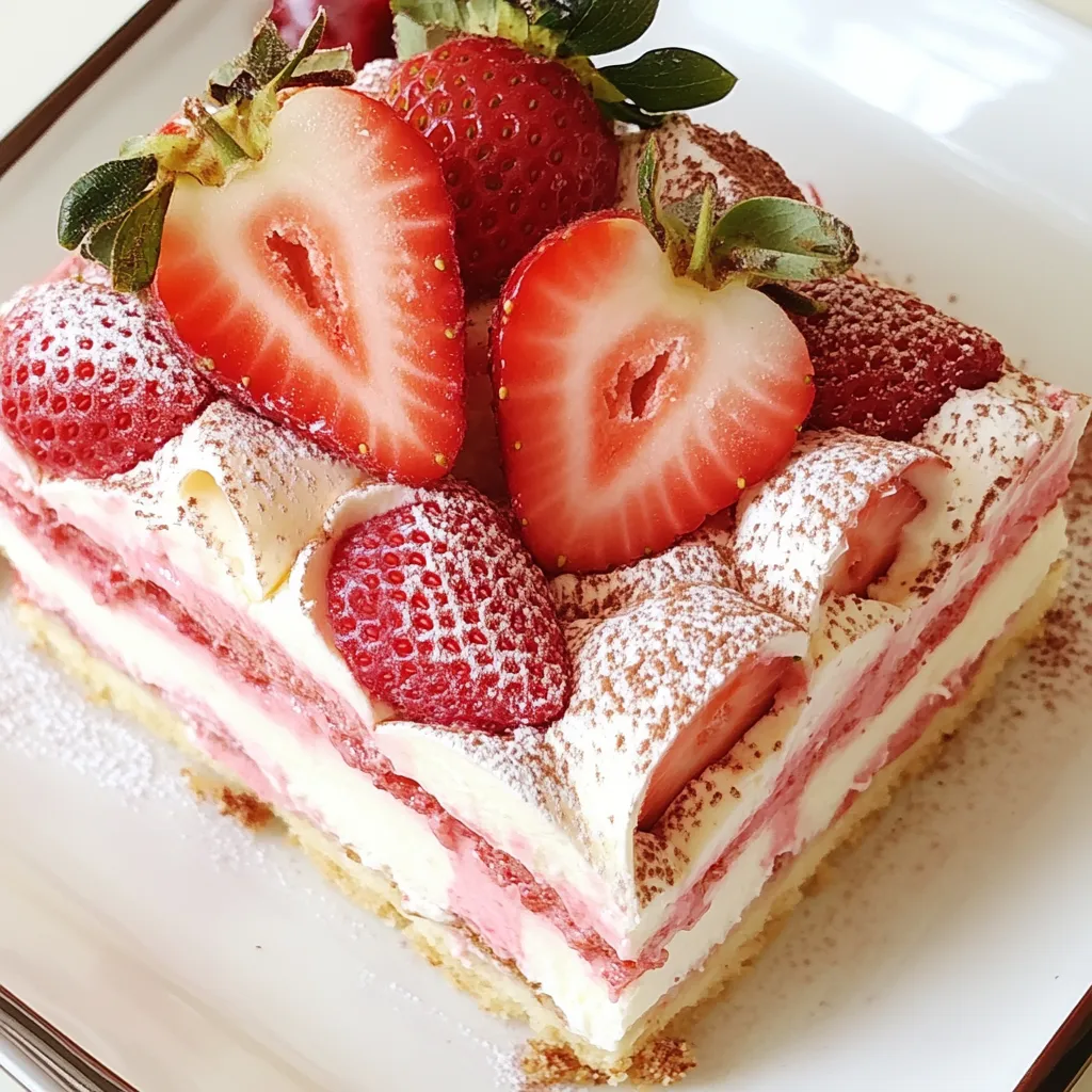 Strawberry Tiramisu