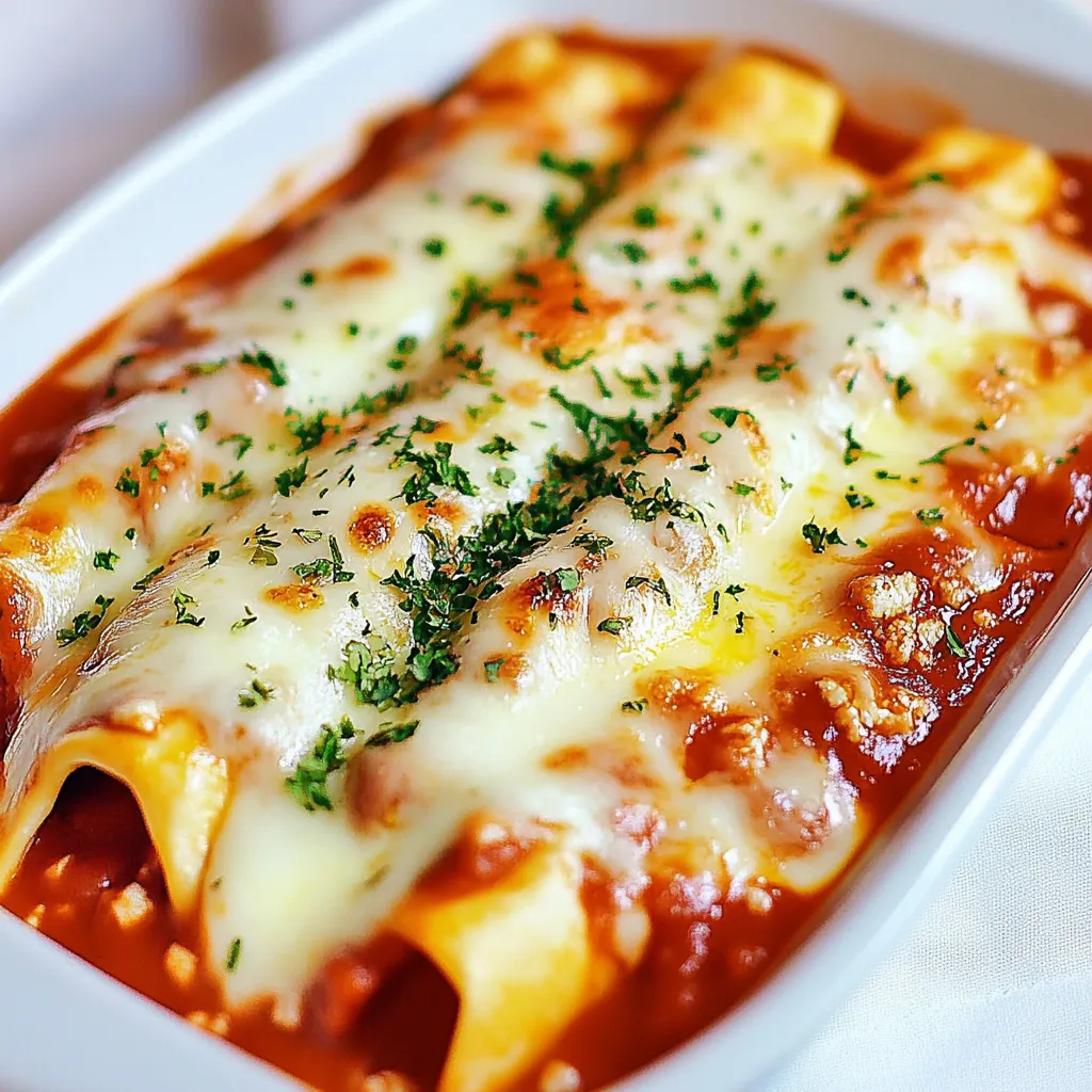 String Cheese Manicotti