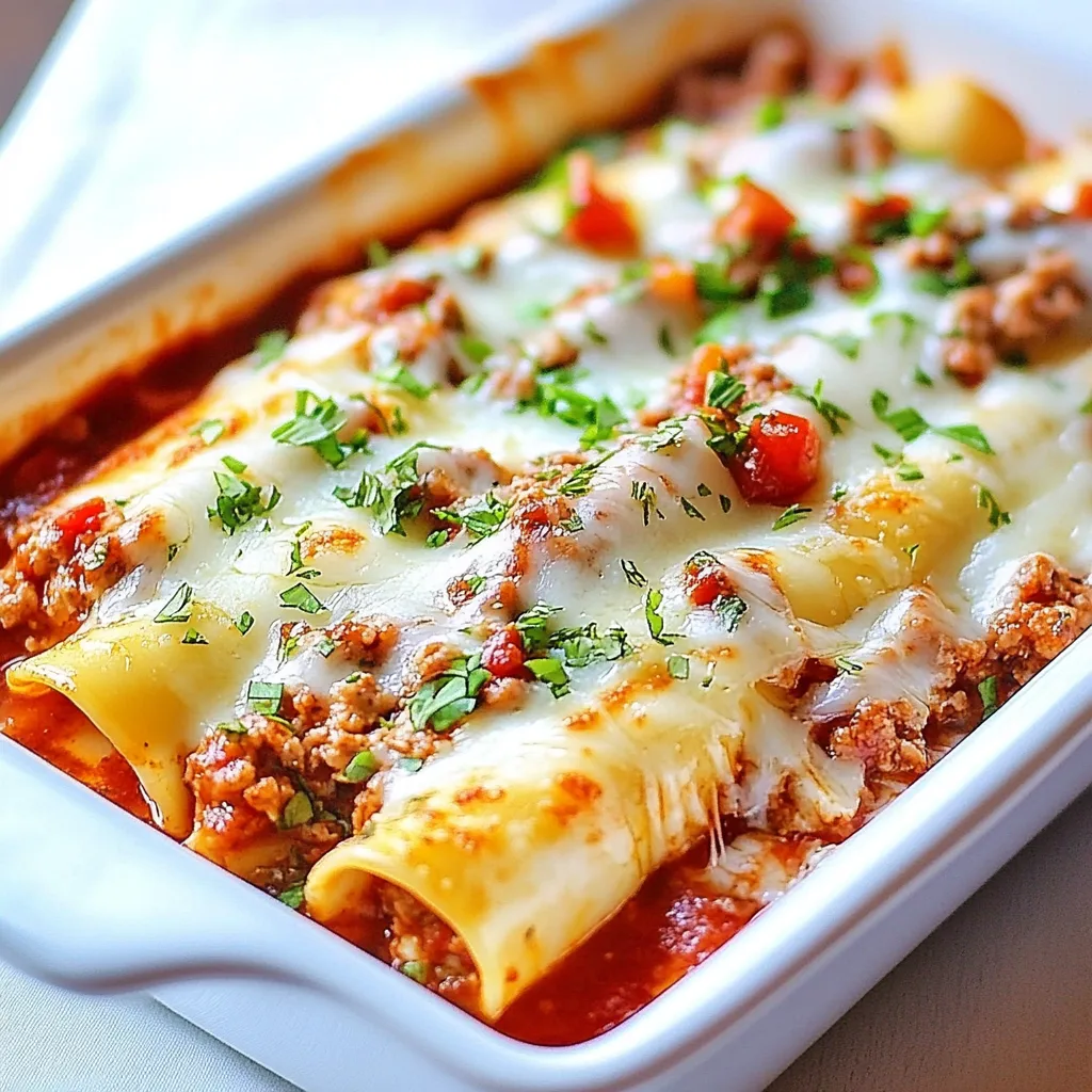String Cheese Manicotti