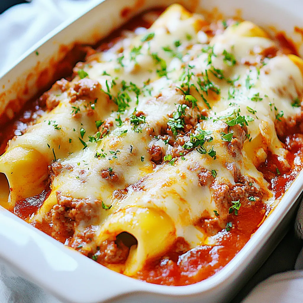 String Cheese Manicotti