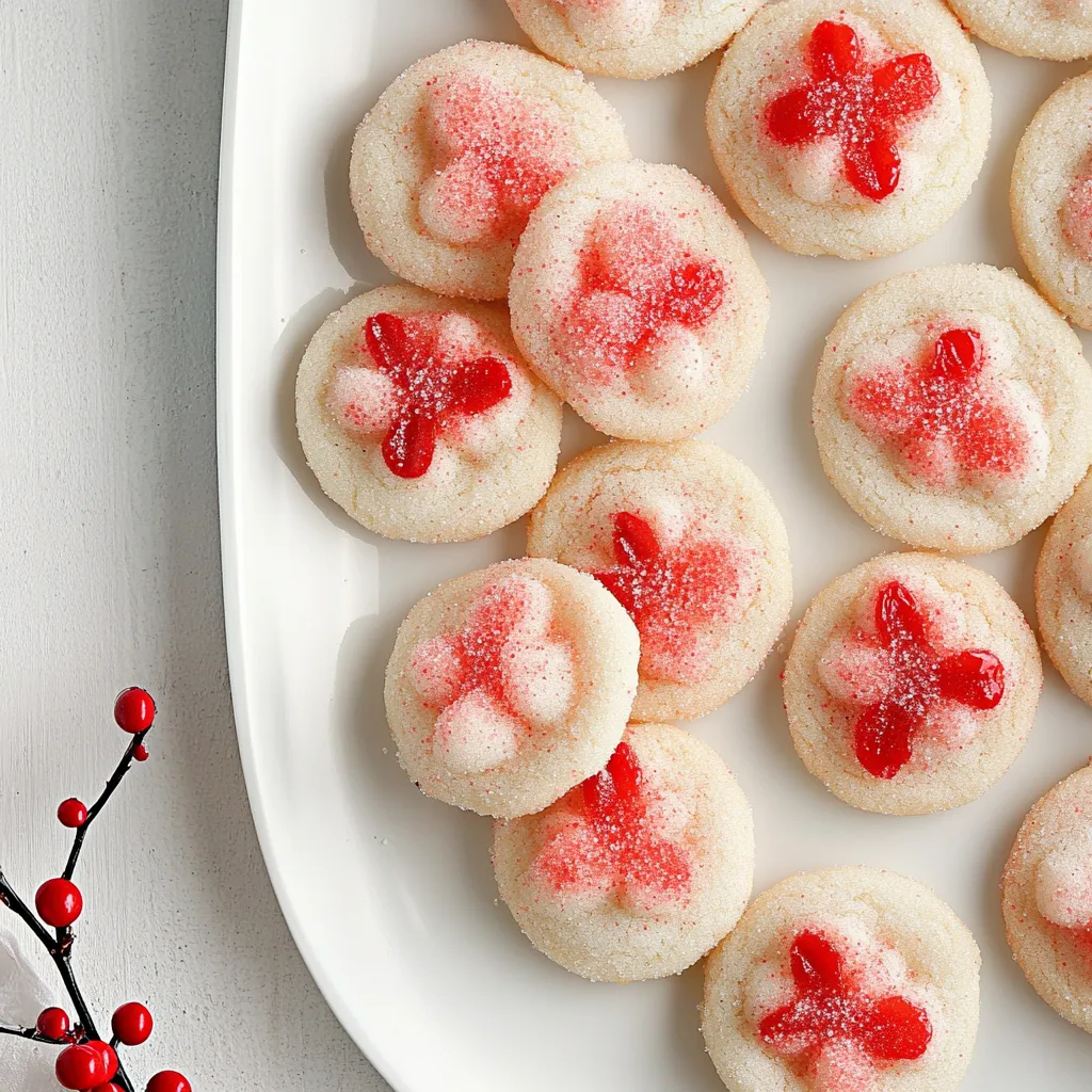 Stuffed Cherry Blossom Sugar Cookies