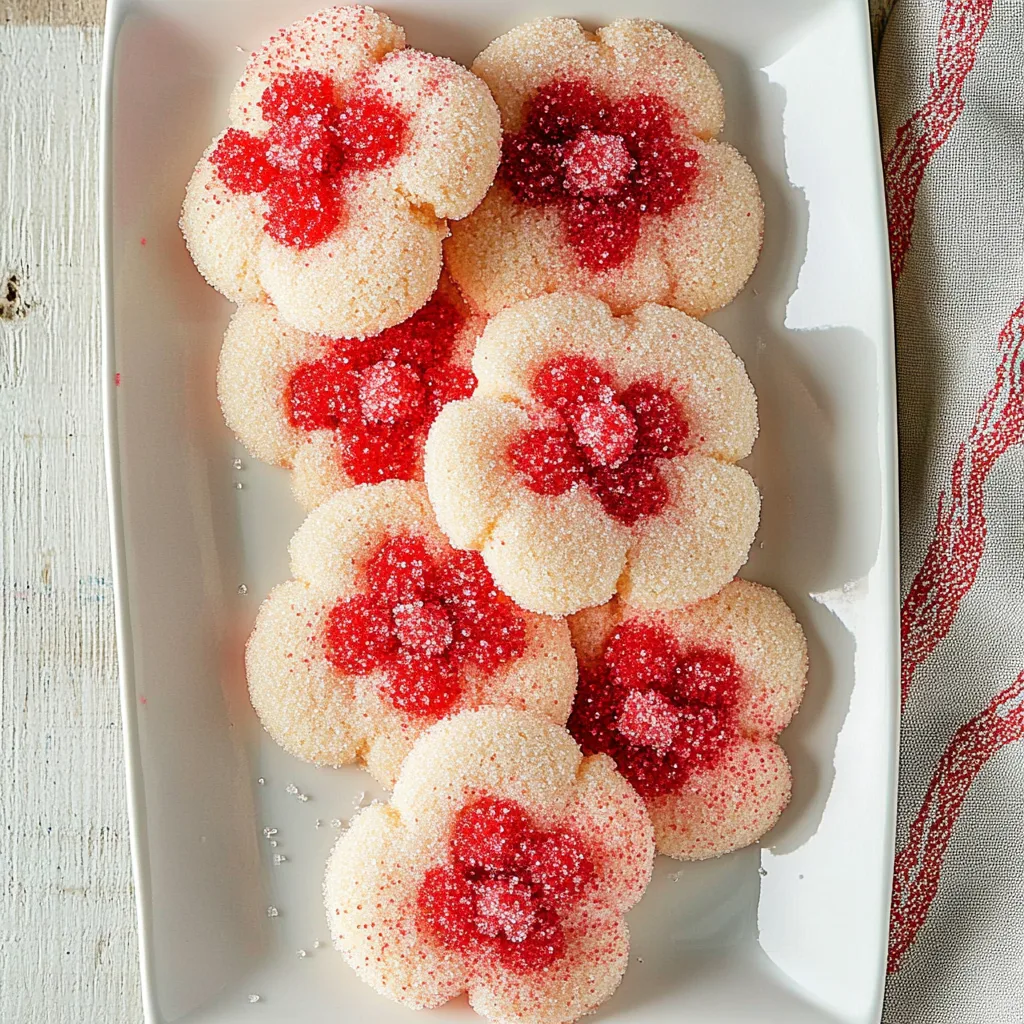 Stuffed Cherry Blossom Sugar Cookies