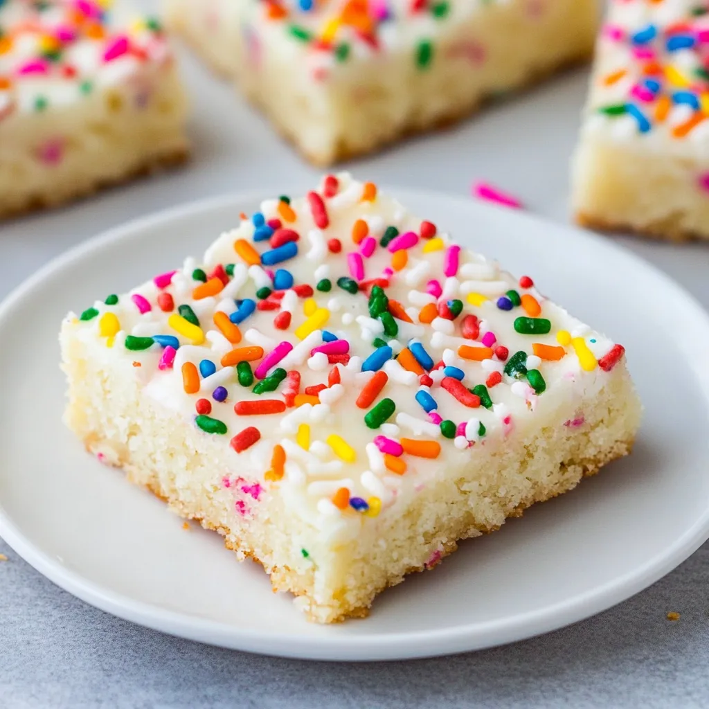 Sugar Cookie Bars