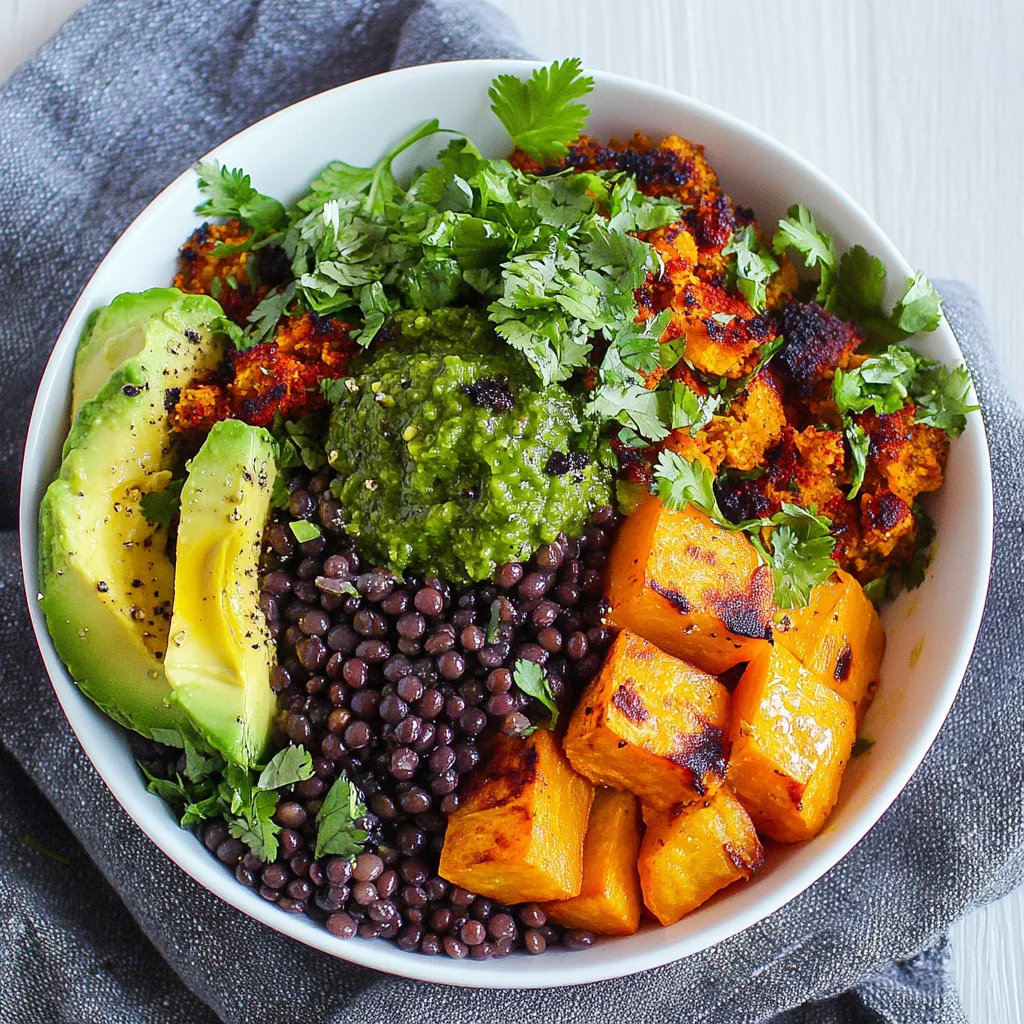 Sweet Potato Lentil Buddha Bowl