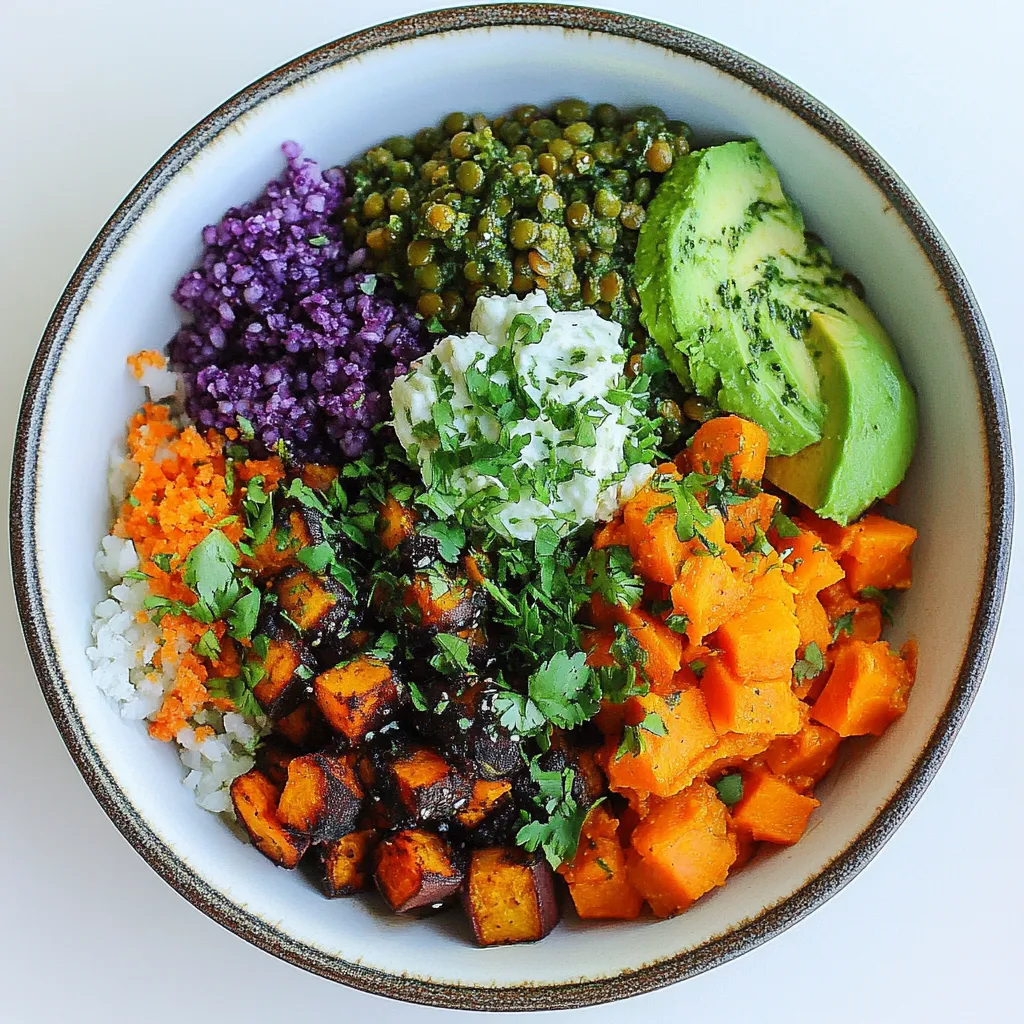 Sweet Potato Lentil Buddha Bowl