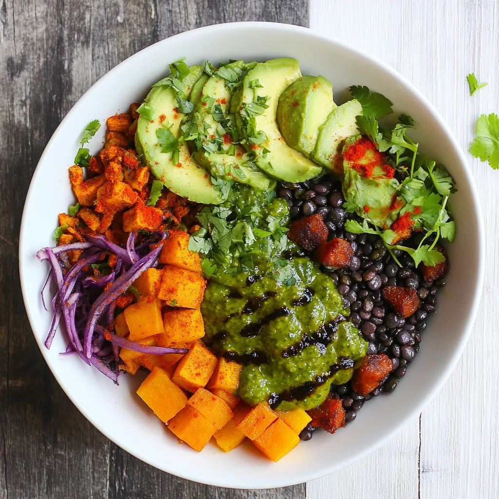Sweet Potato Lentil Buddha Bowl