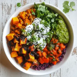 Sweet Potato Lentil Buddha Bowl
