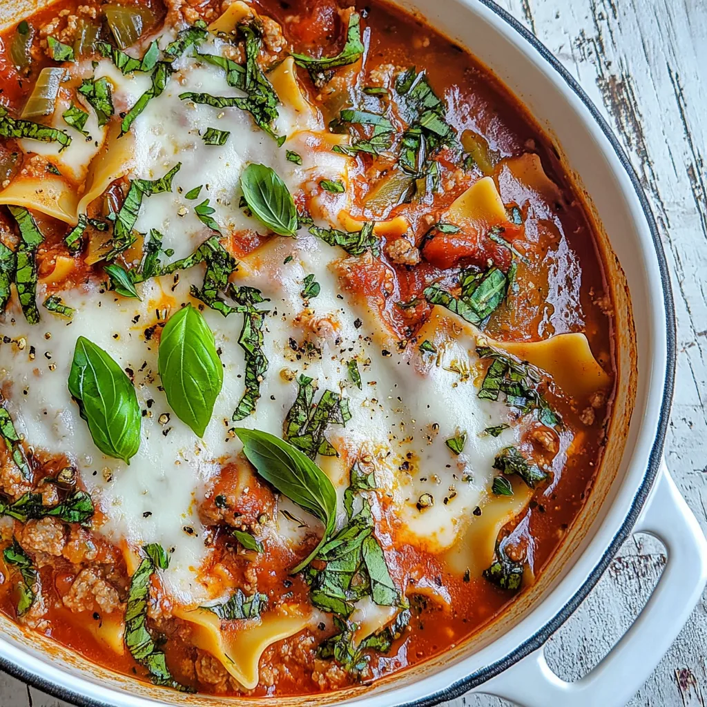 Lasagna Soup