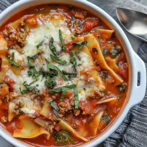 Lasagna Soup