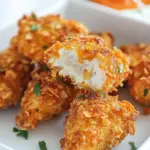 Tortilla Chip Crusted Chicken Bites
