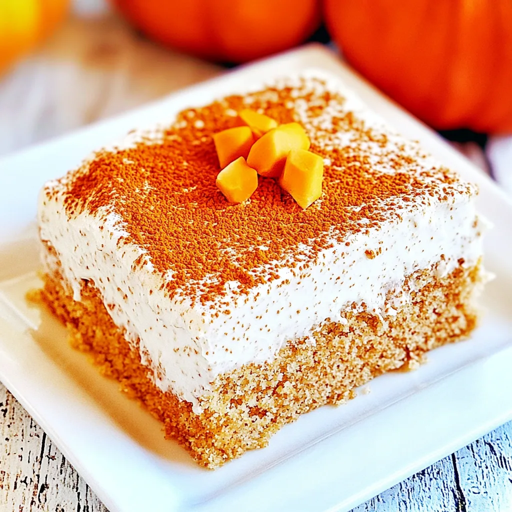 Tres Leches Pumpkin Cake