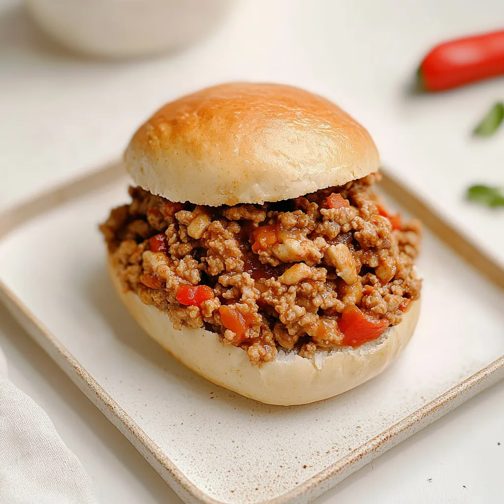 Turkey Sloppy Joes