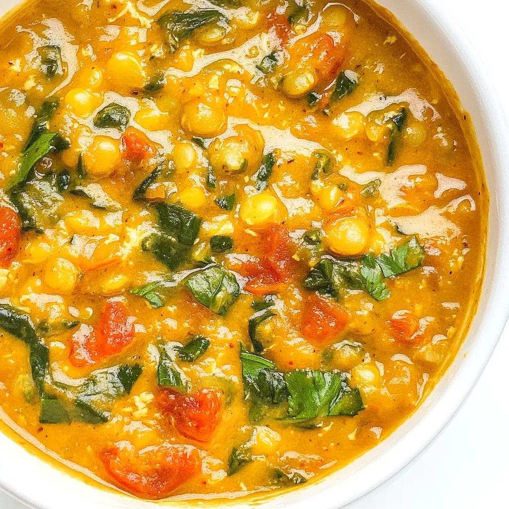 Vegan Coconut Curry Lentil Soup