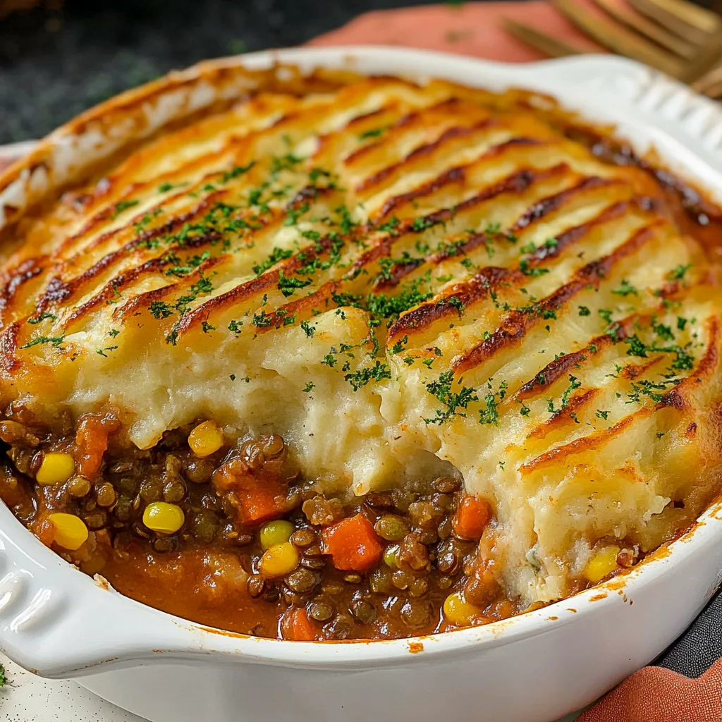 Vegan Lentil Shepherds Pie
