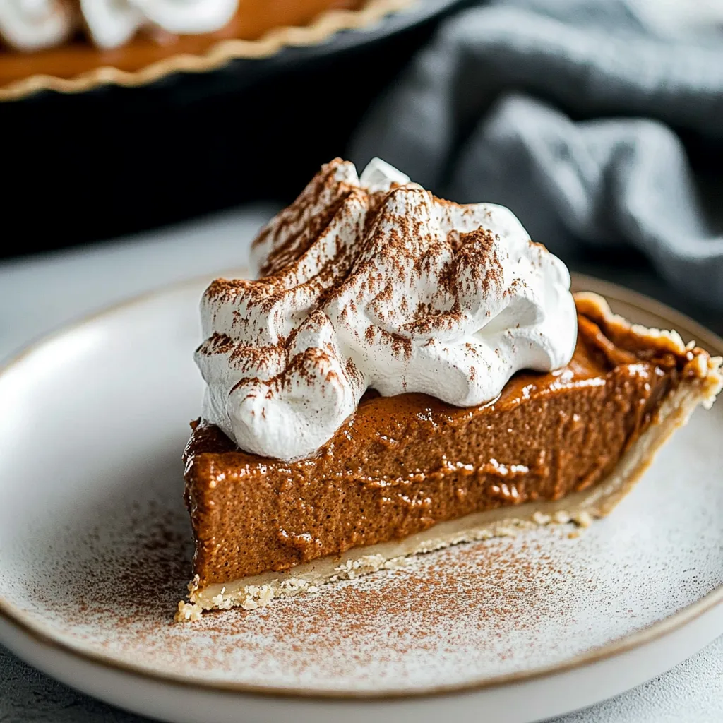 Vegan Pumpkin Pie